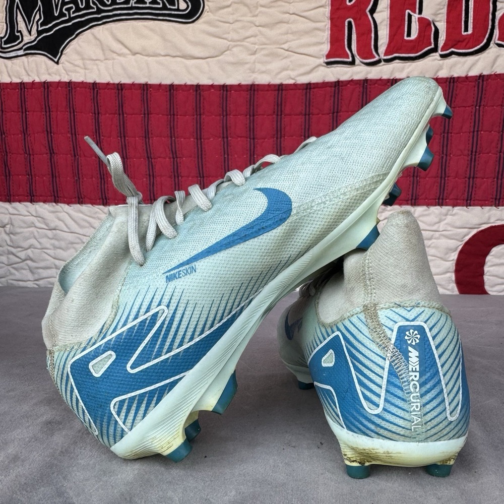 Size 7.5 - Nike Zoom Superfly 10 Academy Fg/Mg Glacier Blue Orbit FQ1456-400 - Picture 10 of 10